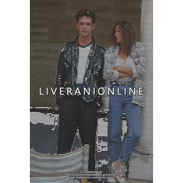 DIAP-RETROSPETTIVA RUPERT EVERETT ATTORE NELLA FOTO RUPERT EVERETT CON VALERIA GOLINO A VENEZIA NELL\'ANNO 1987 AG ALDO LIVERANI SAS