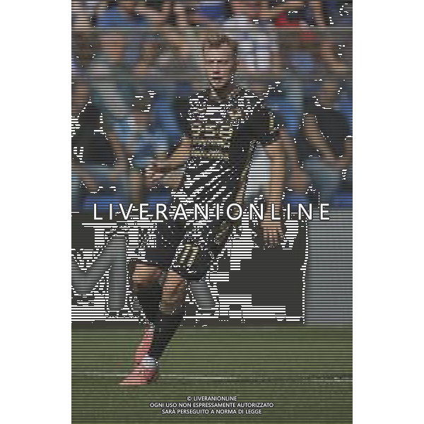 Casper Tengstedt of Hellas Verona FC during Como 1907 FC vs Hellas Verona FC, 6° Serie A Enilive 2024-25 game at G. Sinigaglia stadium in Como (CO), Italy, on September 29, 2024. (Photo by Davide Casentini)/ AGENZIA ALDO LIVERANI SAS
