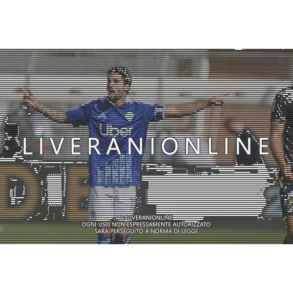 Patrick Cutrone of Como 1907 gestures during Como 1907 FC vs Hellas Verona FC, 6° Serie A Enilive 2024-25 game at G. Sinigaglia stadium in Como (CO), Italy, on September 29, 2024. (Photo by Davide Casentini)/ AGENZIA ALDO LIVERANI SAS