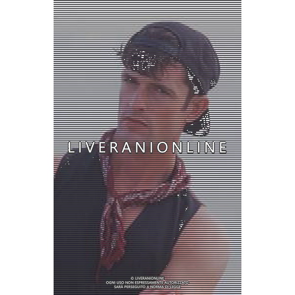 DIAP-RETROSPETTIVA RUPERT EVERETT ATTORE NELLA FOTO RUPERT EVERETT A CANNES NELL\'ANNO 1990 AG ALDO LIVERANI SAS 