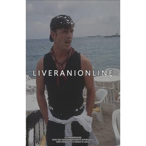 DIAP-RETROSPETTIVA RUPERT EVERETT ATTORE NELLA FOTO RUPERT EVERETT A CANNES NELL\'ANNO 1990 AG ALDO LIVERANI SAS 