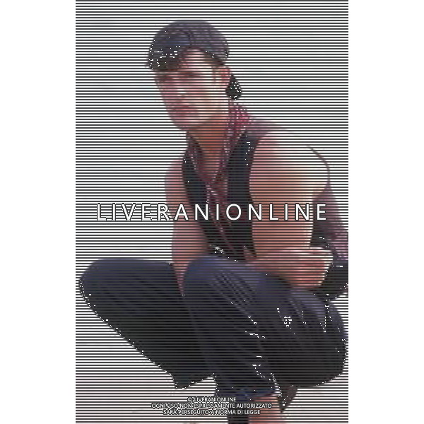 DIAP-RETROSPETTIVA RUPERT EVERETT ATTORE NELLA FOTO RUPERT EVERETT A CANNES NELL\'ANNO 1990 AG ALDO LIVERANI SAS  