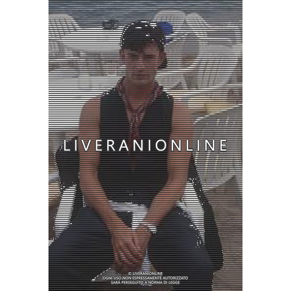 DIAP-RETROSPETTIVA RUPERT EVERETT ATTORE NELLA FOTO RUPERT EVERETT A CANNES NELL\'ANNO 1990 AG ALDO LIVERANI SAS  