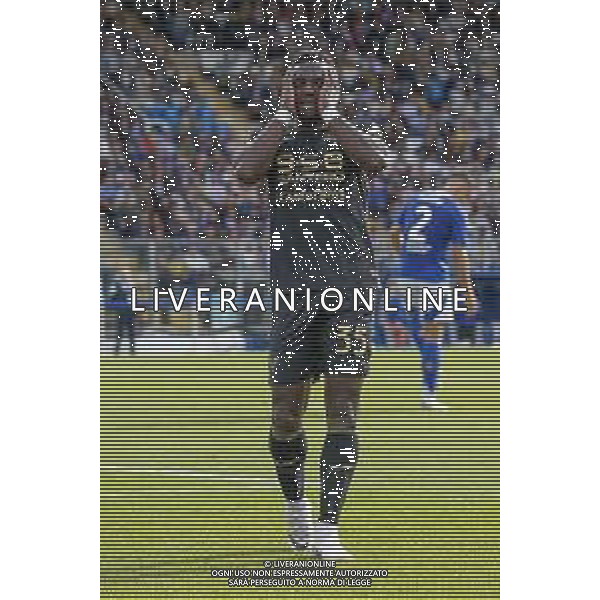 Daniel Mosquera of Hellas Verona FC expresses disappointment during Como 1907 FC vs Hellas Verona FC, 6° Serie A Enilive 2024-25 game at G. Sinigaglia stadium in Como (CO), Italy, on September 29, 2024. (Photo by Davide Casentini)/ AGENZIA ALDO LIVERANI SAS