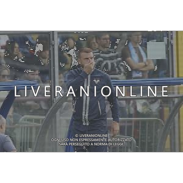 Paolo Zanetti Head Coach of Hellas Verona FC gestures during Como 1907 FC vs Hellas Verona FC, 6° Serie A Enilive 2024-25 game at G. Sinigaglia stadium in Como (CO), Italy, on September 29, 2024. (Photo by Davide Casentini)/ AGENZIA ALDO LIVERANI SAS
