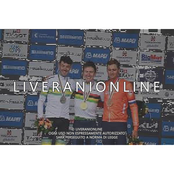 29-09-2024 World Championships Elite; 2024, Uae Team Emirates; 2024, Decathlon - Ag2r La Mondiale; 2024, Alpecin - Deceuninck; Pogacar, Tadej; O\'connor, Ben; Van Der Poel, Mathieu; Zurigo; FOTO STEFANO SIROTTI-AG ALDO LIVERANI