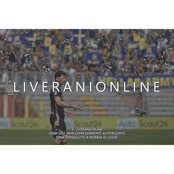 Dani Silva of Hellas Verona FC gestures during Como 1907 FC vs Hellas Verona FC, 6° Serie A Enilive 2024-25 game at G. Sinigaglia stadium in Como (CO), Italy, on September 29, 2024. (Photo by Davide Casentini)/AGENZIA ALDO LIVERANI SAS