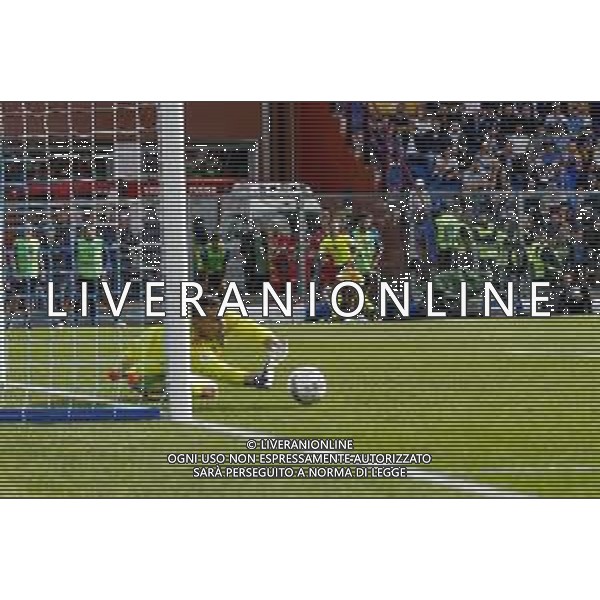 Emil Audero of Como 1907 makes a save during Como 1907 FC vs Hellas Verona FC, 6° Serie A Enilive 2024-25 game at G. Sinigaglia stadium in Como (CO), Italy, on September 29, 2024. (Photo by Davide Casentini)/AGENZIA ALDO LIVERANI SAS