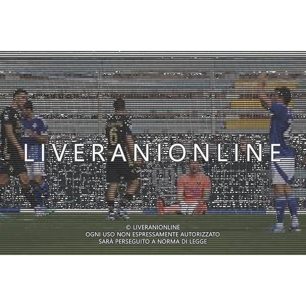 Lorenzo Montipo’ of Hellas Verona FC looks during Como 1907 FC vs Hellas Verona FC, 6° Serie A Enilive 2024-25 game at G. Sinigaglia stadium in Como (CO), Italy, on September 29, 2024. (Photo by Davide Casentini)/AGENZIA ALDO LIVERANI SAS