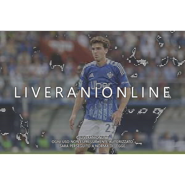 Maximo Perrone of Como 1907 during Como 1907 FC vs Hellas Verona FC, 6° Serie A Enilive 2024-25 game at G. Sinigaglia stadium in Como (CO), Italy, on September 29, 2024. (Photo by Davide Casentini)/AGENZIA ALDO LIVERANI SAS