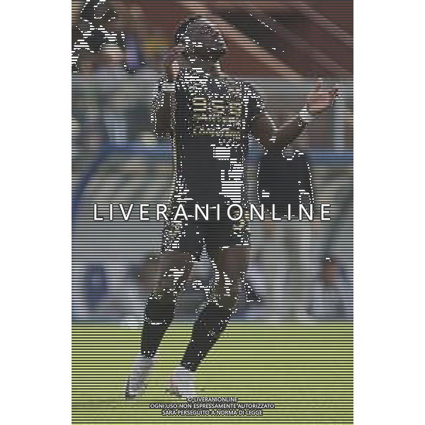 Daniel Mosquera of Hellas Verona FC expresses disappointment during Como 1907 FC vs Hellas Verona FC, 6° Serie A Enilive 2024-25 game at G. Sinigaglia stadium in Como (CO), Italy, on September 29, 2024. (Photo by Davide Casentini)/AGENZIA ALDO LIVERANI SAS