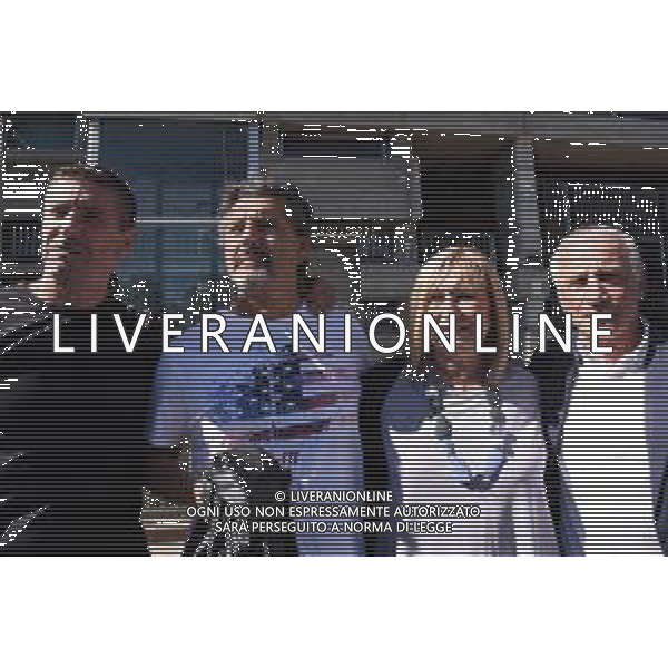 Processo Bergamini Donato Cosenza 1 Ottobre 2024 Nella foto:lMichele Padovano, Alberto Urban. Gigi Simoni e la sorella di Denis Bergamini Donata foto andrea rosito-ag aldo liverani