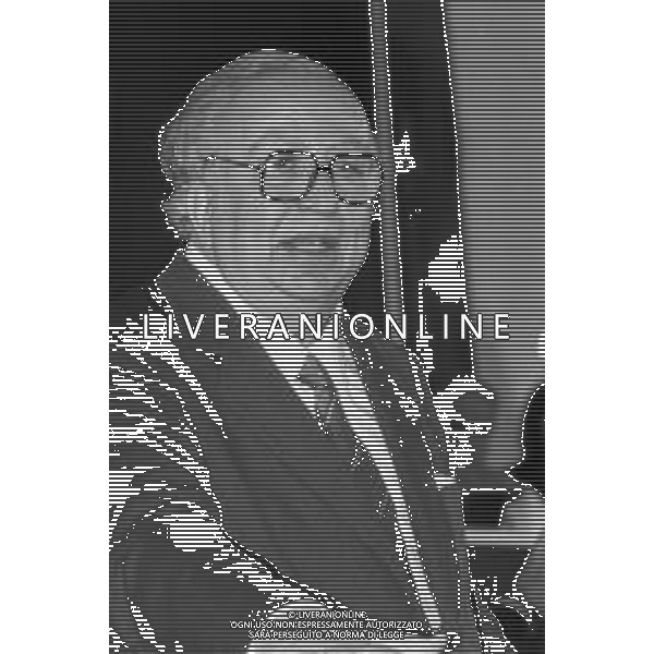 Neg- RETROSPETTIVA GIOVANNI SPADOLINI POLITICO NELLA FOTO GIOVANNI SPADOLINI AL 36mo CONGRESSO NAZIONALE DEI REPUBBLICANI NELL’ANNO 1987 AG ALDO LIVERANI SAS