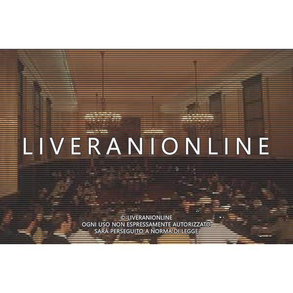 DIAP-RETROSPETTIVA MARCO FORMENTINI POLITICO NELLA FOTO MARCO FORMENTINI AL PRIMO CONSIGLIO COMUNALE NELL\'ANNO 1993 AG CONTROLUCE-AG ALDO LIVERANI SAS