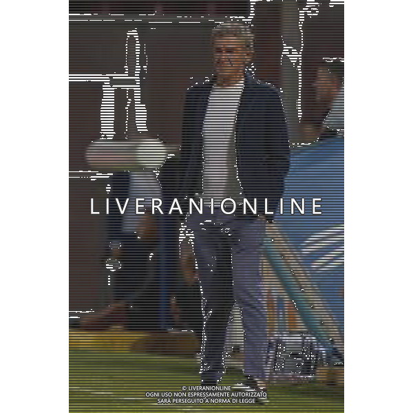 TVEM September 30, 2024 Monopoli, Italy - Benevento vs Juventus Next Gen - Italian soccer serie C 2024/25 - Ciro Vigorito Stadium. In the pic: coach Gaetano Auteri of Benevento foto emmanuele mastrodonato-ag aldo liverani sas