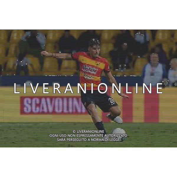 TVEM September 30, 2024 Monopoli, Italy - Benevento vs Juventus Next Gen - Italian soccer serie C 2024/25 - Ciro Vigorito Stadium. In the pic: Angelo Viscardi of Benevento foto emmanuele mastrodonato-ag aldo liverani sas