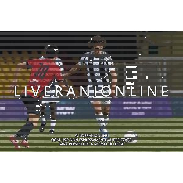 TVEM September 30, 2024 Monopoli, Italy - Benevento vs Juventus Next Gen - Italian soccer serie C 2024/25 - Ciro Vigorito Stadium. In the pic: Martin Njøten Palumbo of Juventus Next Gen scores a goal of 0-1 foto emmanuele mastrodonato-ag aldo liverani sas