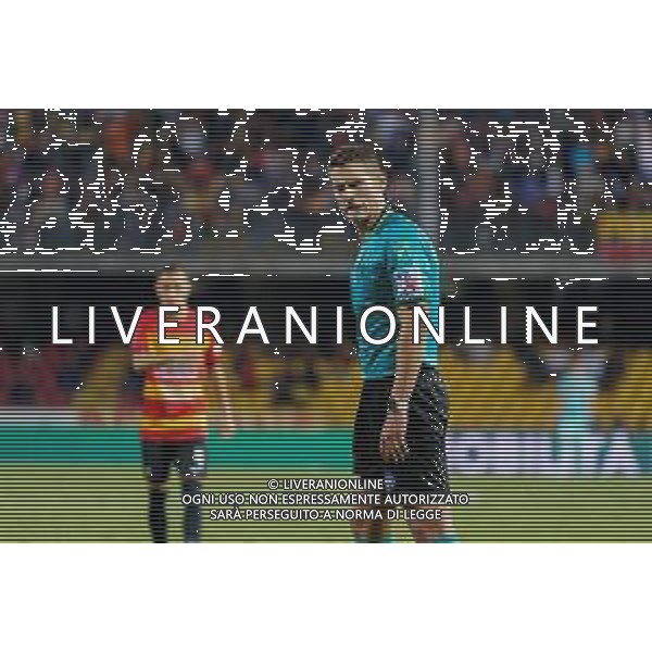 TVEM September 30, 2024 Monopoli, Italy - Benevento vs Juventus Next Gen - Italian soccer serie C 2024/25 - Ciro Vigorito Stadium. In the pic: the referee Andrea Ancora of Roma foto emmanuele mastrodonato-ag aldo liverani sas