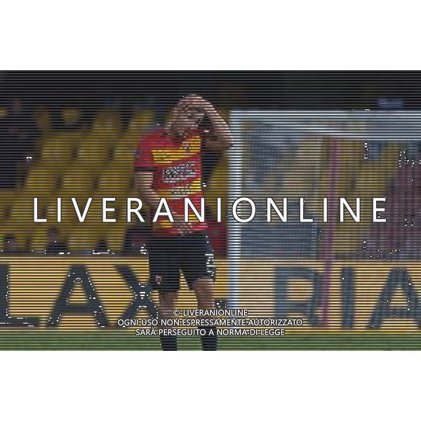 TVEM September 30, 2024 Monopoli, Italy - Benevento vs Juventus Next Gen - Italian soccer serie C 2024/25 - Ciro Vigorito Stadium. In the pic: Angelo Viscardi of Benevento foto emmanuele mastrodonato-ag aldo liverani sas