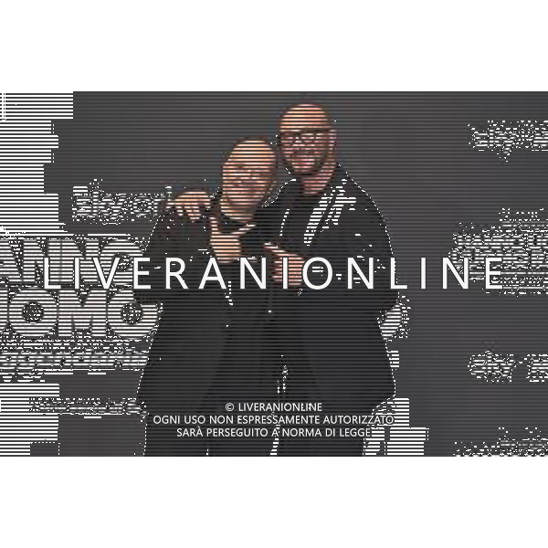 TVRG Photocall Hanno Ucciso Uomo Ragno nella foto Max Pezzali SX e Walter Zenga DX Milano 03-10-2024 Photocall in occasione della presentazione della serie TV Hanno Ucciso l\'Uomo Ragno foto Roberto Garavaglia/Agenzia Aldo Liverani sas