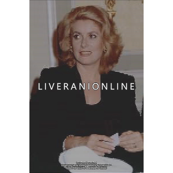 DIAP-RETROSPETTIVA CATHERINE DENEUVE ATTRICE NELLA FOTO CATHERINE DENEUVE CON LIV ULLMANN A ROMA NELL\'ANNO 1985 PH EDGARDO DELLA SCORCIOSA-AG ALDO LIVERANI SAS  
