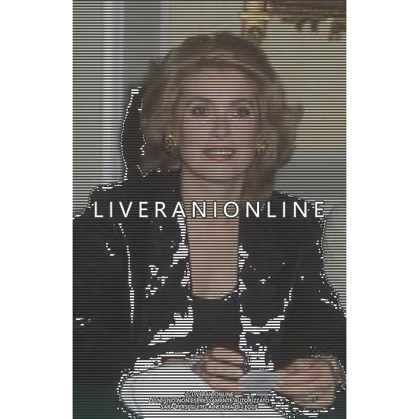 DIAP-RETROSPETTIVA CATHERINE DENEUVE ATTRICE NELLA FOTO CATHERINE DENEUVE A ROMA NELL\'ANNO 1985 PH EDGARDO DELLA SCORCIOSA-AG ALDO LIVERANI SAS 