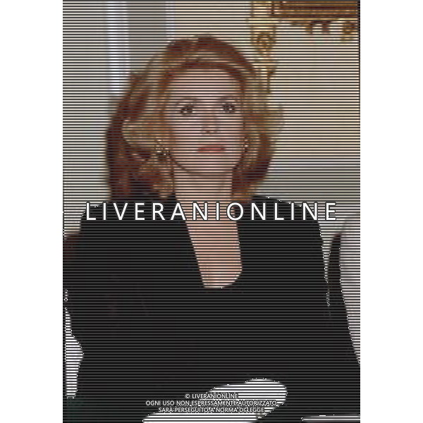 DIAP-RETROSPETTIVA CATHERINE DENEUVE ATTRICE NELLA FOTO CATHERINE DENEUVE CON LIV ULLMANN A ROMA NELL\'ANNO 1985 PH EDGARDO DELLA SCORCIOSA-AG ALDO LIVERANI SAS  