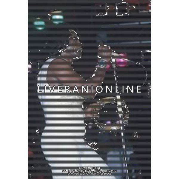 DIAP-RETROSPETTIVA JAMES BROWN CANTANTE NELLA FOTO JAMES BROWN AG ALDO LIVERANI SAS