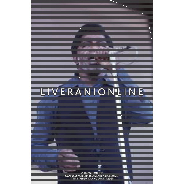DIAP-RETROSPETTIVA JAMES BROWN CANTANTE NELLA FOTO JAMES BROWN AG ALDO LIVERANI SAS