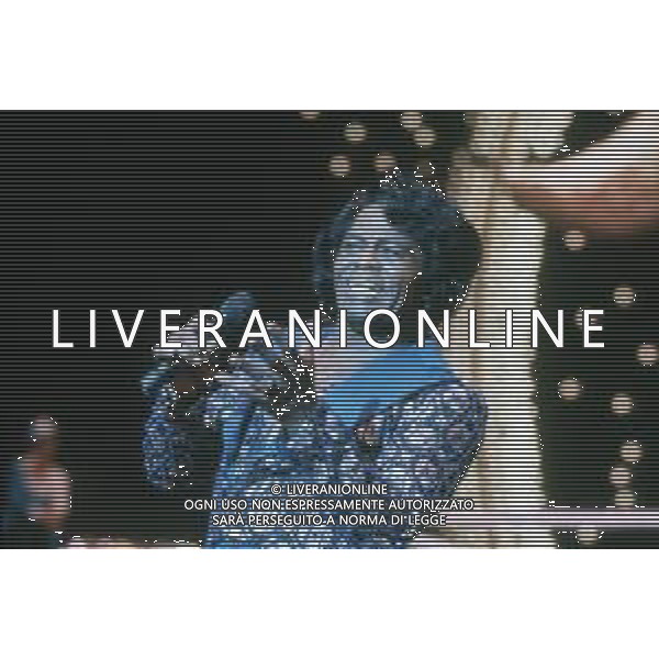 DIAP-RETROSPETTIVA JAMES BROWN CANTANTE NELLA FOTO JAMES BROWN A MILANO NELL\'ANNO 1986 OSPITE DI MIKE BONGIORNO AG ALDO LIVERANI SAS