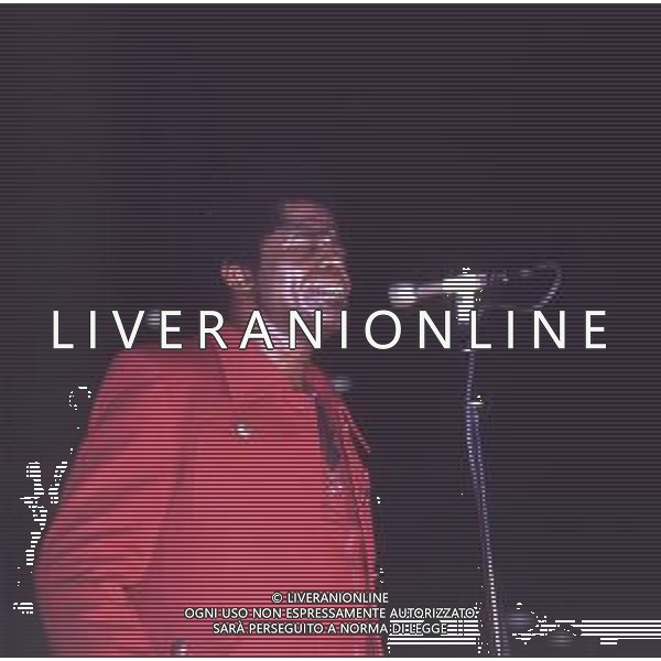 DIAP-RETROSPETTIVA JAMES BROWN CANTANTE NELLA FOTO JAMES BROWN AG ALDO LIVERANI SAS
