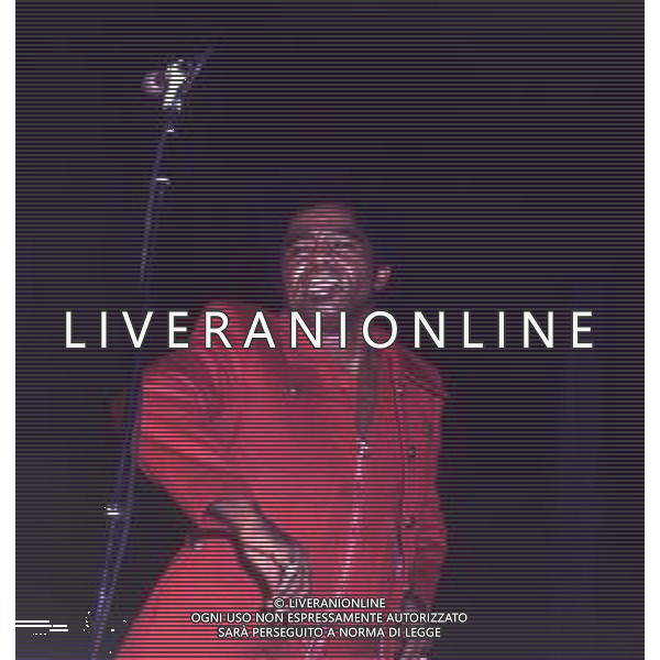 DIAP-RETROSPETTIVA JAMES BROWN CANTANTE NELLA FOTO JAMES BROWN AG ALDO LIVERANI SAS