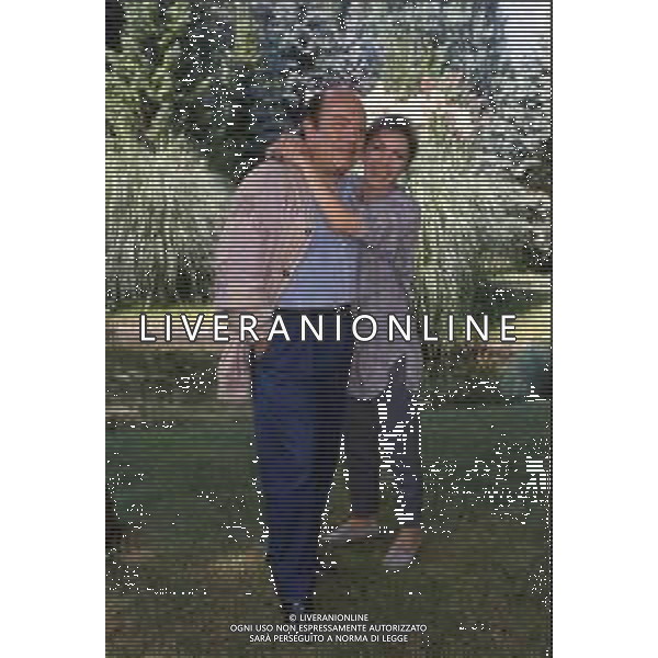DIAP-RETROSPETTIVA LINO BANFI ATTORE NELLA FOTO LINO BANFI CON LA FIGLIA ROSANNA AG ALDO LIVERANI SAS