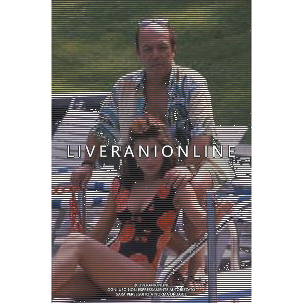 DIAP-RETROSPETTIVA LINO BANFI ATTORE NELLA FOTO LINO BANFI CON LA FIGLIA ROSANNA AG ALDO LIVERANI SAS