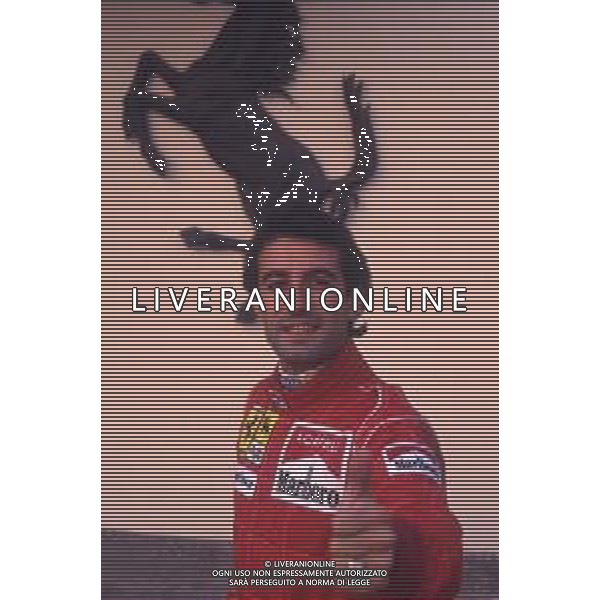 DIAP-RETROSPETTIVA IVAN CAPELLI PILOTA F1 NELLA FOTO IVAN CAPELLI A MARANELLO NELL\'ANNO 1992 FOTO CONTROLUCE-AG ALDO LIVERANI SAS