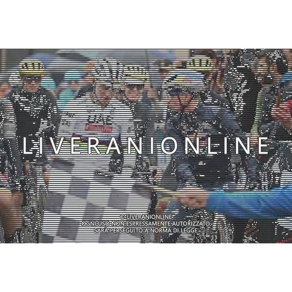 05-10-2024 Giro Dell\'emilia; 2024, Uae Team Emirates; 2024, Redu Bull - Bora - Hansgrohe; Pogacar, Tadej; Roglic, Primoz; Vignola; foto stefano sirotti-ag aldo liverani sas