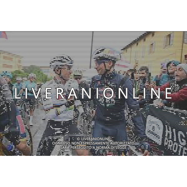 05-10-2024 Giro Dell\'emilia; 2024, Uae Team Emirates; 2024, Redu Bull - Bora - Hansgrohe; Pogacar, Tadej; Roglic, Primoz; Vignola; foto stefano sirotti-ag aldo liverani sas