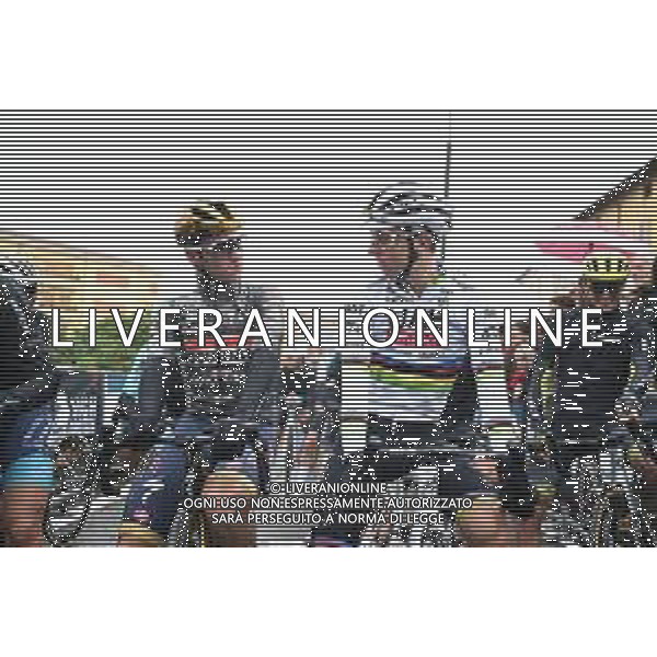 05-10-2024 Giro Dell\'emilia; 2024, Soudal - Quick Step; 2024, Uae Team Emirates; Evenepoel, Remco; Pogacar, Tadej; Vignola; foto stefano sirotti-ag aldo liverani sas