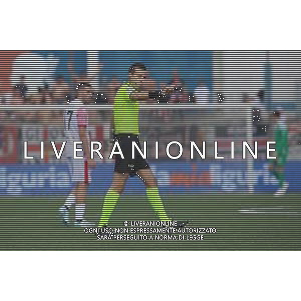 Arbitro Aleksandar Djurdjevic di Trieste -Sestri Levante-Vis Pesaro Campionato Calcio Serie C Lega Pro 05.10.2024 ©Luca Ghiglione FotoSportMedia/AGENZIA ALDO LIVERANI SAS