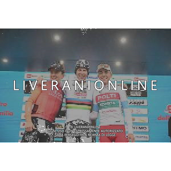 05-10-2024 2024, Uae Team Emirates; 2024, Ineos Grenadiers; 2024, Polti - Kometa; Pogacar, Tadej; Pidcock, Thomas; Piganzoli, Davide; Bologna - San Luca; ©SIROTTI/ AGENZIA ALDO LIVERANI SAS