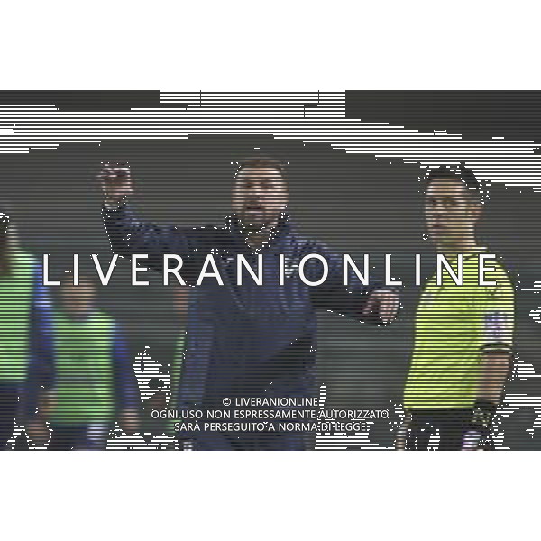 Paolo Zanetti Head Coach of Hellas Verona FC gestures during Hellas Verona FC vs Venezia FC , 7° Serie A Enilive 2024-25 game at Marcantonio Bentegodi Stadium in Verona (VR), Italy, on October 04, 2024. (Photo by Davide Casentini) AG ALDO LIVERANI SAS