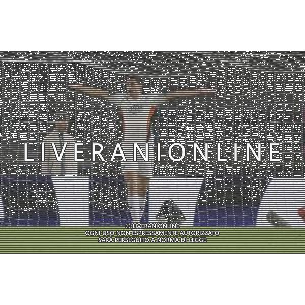 Gaetano Oristanio of Venezia FC gestures during Hellas Verona FC vs Venezia FC , 7° Serie A Enilive 2024-25 game at Marcantonio Bentegodi Stadium in Verona (VR), Italy, on October 04, 2024. (Photo by Davide Casentini) AG ALDO LIVERANI SAS