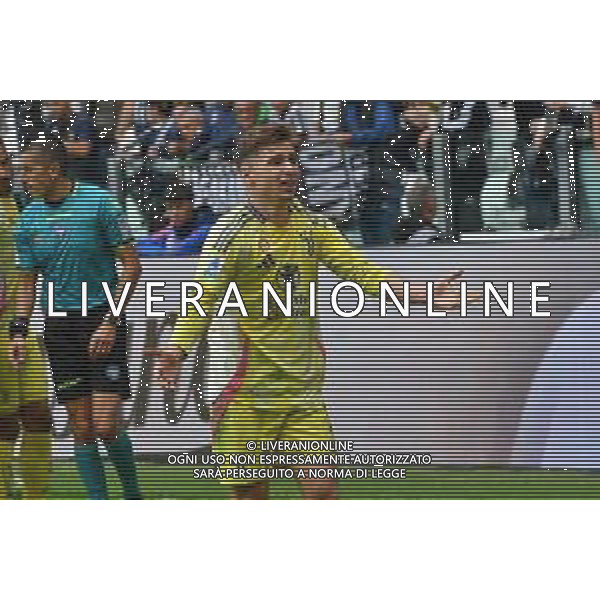 Torino 06.10.2024 Allianz Stadium @Manuela Viganti /Ag. Aldo Liverani sas Juventus vs Cagliari Campionato Calcio Serie A Enilive 2024/2025 7a giornata Nella foto: Francisco Conceicao protesta per l\'espulsione con l\'arbitro Livio Marinelli