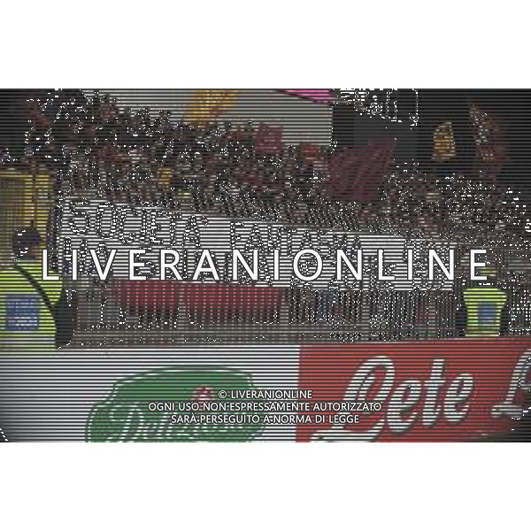 lo display a banner esposto during AC Monza vs AS Roma, 7° Serie A Enilive 2024-25 game at U-Power stadium in Monza (MB), Italy, on October 06, 2024. (Photo by Davide Casentini) ag aldo liverani sas