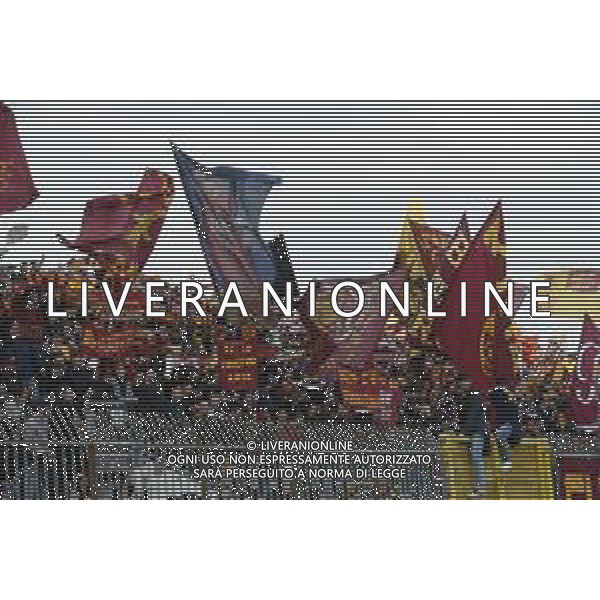 Roma fans show their support during AC Monza vs AS Roma, 7° Serie A Enilive 2024-25 game at U-Power stadium in Monza (MB), Italy, on October 06, 2024. (Photo by Davide Casentini) ag aldo liverani sas