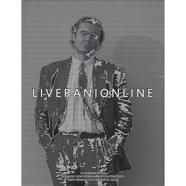 NEG-RETROSPETTIVA DIEGO ABATANTUONO ATTORE NELLA FOTO DIEGO ABATANTUONO NELL\'ANNO 1988 AG THEMA-AG ALDO LIVERANI SAS