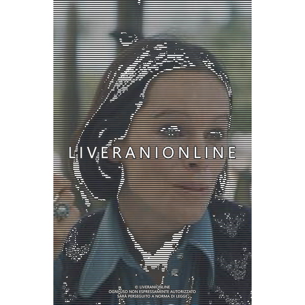DIAP-RETROSPETTIVA GERALDINE CHAPLIN ATTRICE NELLA FOTO GERALDINE CHAPLIN A CANNES NELL\'ANNO 1973 AG ALDO LIVERANI SAS