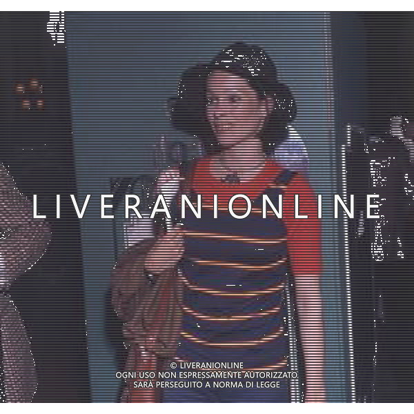 DIAP-RETROSPETTIVA GERALDINE CHAPLIN ATTRICE NELLA FOTO GERALDINE CHAPLIN A CANNES NELL\'ANNO 1974 AG ALDO LIVERANI SAS