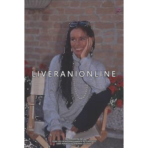 DIAP-RETROSPETTIVA GERALDINE CHAPLIN ATTRICE NELLA FOTO GERALDINE CHAPLIN A VENEZIA NELL\'ANNO 1994 AG ALDO LIVERANI SAS