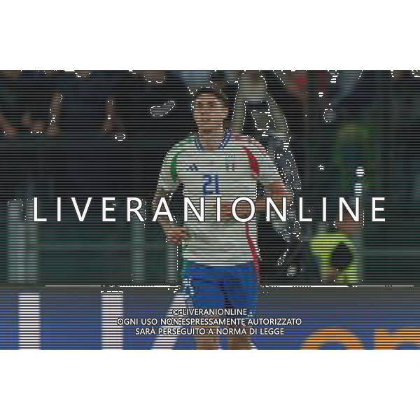 TVEM October 10, 2024 in Roma, Italy. Italy vs Belgium, UEFA Nations League 2024/25 League A Group A2 match - Olympic Stadium. In the pic: Alessandro Bastoni of Italy ©Emmanuele Matrodonato/AGENZIA ALDO LIVERANI SAS